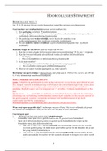 Hoorcollege aantekeningen Strafrecht 2 (zeer uitgebreid)
