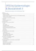 SPSS bij Epidemiologie en Biostatistiek II (GZW, jaar 2)