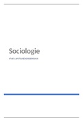 sociologie gehele samenvatting 