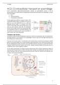 HC21-23 intracellulair transport en assemblage