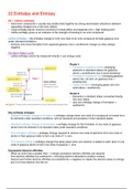 Enthalpy and Entropy