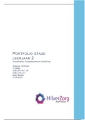 Stageportfolio praktijkleren 2 