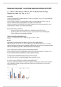 Summary of course literature ID&E