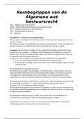 Kernbegrippe van de Algemene wet bestuursrecht (bestuursorgaan, besluit en belanghebbende)