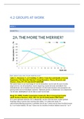 4.2 Groups at work - samenvatting probleem 2 o.b.v. leerdoelen (2019/2020)