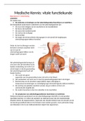 Medische Kennis: Vitale Functiekunde minor IKZ