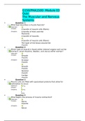 G150/PHA1500 - Module 03 Quiz:  The Muscular and Nervous Systems (Latest Study Guide) 