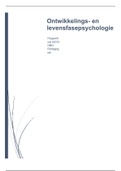 Moduleopdracht ontwikkelings- en levensfasepsychologie