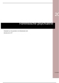 Forensische psychiatrie uitgebreide samenvatting