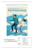 Fundamenten van de psychologie samenvatting - Brysbaert