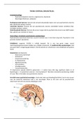 Samenvatting Centraal Zenuwstelsel