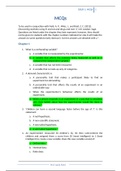 Statistics  > STAT MISC / DSUR 1: MCQs (Instructors Test bank) Latest 2019 Study Guide To be used in conjunction with Field, A. P., Miles, J., and Field, Z. C. (2012). Discovering statistics. A  Work.