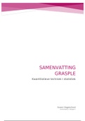 Samenvatting kwantitatieve technieken (grasple)