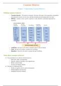 Summary Consumer Behavior