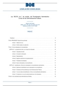 Tema 3 El procedimiento administrativo. La Ley de Régimen Jurídico de Administraciones Públicas y de Procedimiento Administrativo Común.