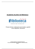 Tema 8 Organización, mantenimiento y control de los fondos de la biblioteca. Tipos de catálogos. El catálogo automatizado.