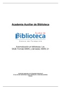 Tema 15 Automatización de bibliotecas públicas. Los sistemas integrados de gestión bibliotecaria.