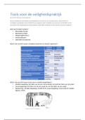 Samengevat + Toets Tools voor de veiligheidspraktijk