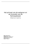 paper primaat van de wetgever