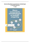 Meso economie en bedrijfsomgeving & Macro-economische ontwikkelingen en bedrijfsomgeving