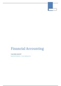 Samenvatting Financial Accounting compendium van der Groot Hoofdstukken 2 t/m 9, behalve 3