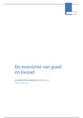 Samenvatting Filosofie De economie van goed en kwaad Hoofdstukken 2 t/m 9   H11