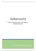 Volkenrecht Literatuursamenvatting: Jan Klabbers - International Law