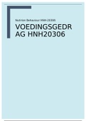 Samenvatting voedingsgedrag HNH-20306