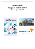 Samenvatting beleggen (en financiële markten) 2019-2020