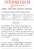 CHEM 1210: Ch. 11 Liquids and Intermolecular Forces