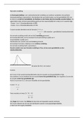 Kwantitatieve Technieken aantekening 2/2