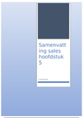 Sales samenvatting hoofdstuk 5.