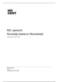 Ruimtelijk beleid en woonbeleid_BZL opdracht