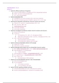 CHEM 475 - Exam 3 Study Guide (Ch. 26, 27, 28) - Spangelo