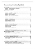 Samenvatting Forensische Psychiatrie 2019/2020