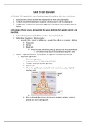 Unit 5 - Cell Division