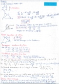 Mathematical Methods I Exam revision notes