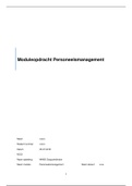 Moduleopdracht NCOI Personeelsmanagement