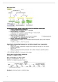 Summary Inferential Statistics 