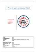 Proeve van Bekwaamheid. Gespecialiseerd Pedagogisch medewerker niveau 4