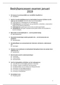 Examenvragen Bedrijfsprocessen (Versie 2 ) 2019-2020