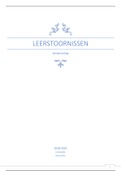 Samenvatting - Leerstoornissen 