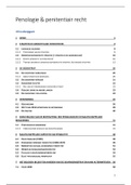 Penologie en penitentiair recht 2019-2020: Notities, ppt met grafieken etc, examenvragen uit les