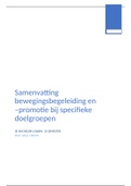 Samenvatting bewegingsbegeleiding 