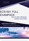 ECS15012023 FULL EXAMPACK LATEST PAST PAPERS  SOLUTIONS AND QUESTIONS COMPREHENSIVE PACK  FOR EXAM AND ASSIGNMENT PREP