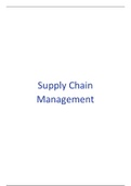 Summary Supply Chain Management