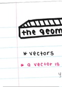 Math 144 -Algebra and Geometry of Vectors