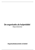 De organisatie als hulpmiddel (organisatiedynamiek)