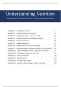 Understanding Nutrition H1, H3, H4, H5, H6, H7, H8, H9, H10, H11, H12, H13 H18 en H20