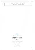 Copy & Art - Jaar 1 - Cijfer: 7